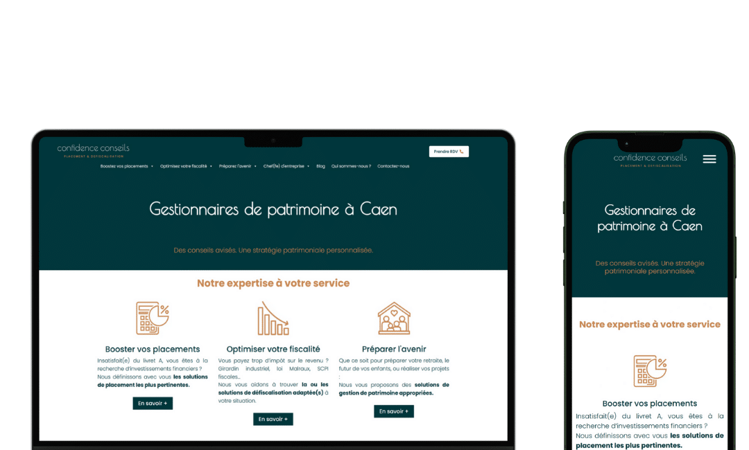 Mockup Confidence Conseils